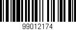 Código de barras (EAN, GTIN, SKU, ISBN): '99012174'