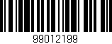 Código de barras (EAN, GTIN, SKU, ISBN): '99012199'