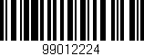Código de barras (EAN, GTIN, SKU, ISBN): '99012224'