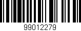 Código de barras (EAN, GTIN, SKU, ISBN): '99012279'