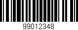 Código de barras (EAN, GTIN, SKU, ISBN): '99012348'