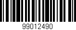 Código de barras (EAN, GTIN, SKU, ISBN): '99012490'