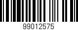 Código de barras (EAN, GTIN, SKU, ISBN): '99012575'
