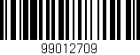 Código de barras (EAN, GTIN, SKU, ISBN): '99012709'