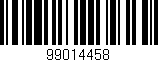 Código de barras (EAN, GTIN, SKU, ISBN): '99014458'