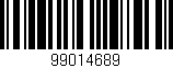Código de barras (EAN, GTIN, SKU, ISBN): '99014689'