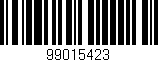 Código de barras (EAN, GTIN, SKU, ISBN): '99015423'