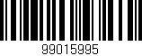 Código de barras (EAN, GTIN, SKU, ISBN): '99015995'