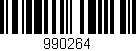 Código de barras (EAN, GTIN, SKU, ISBN): '990264'