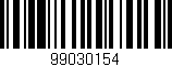 Código de barras (EAN, GTIN, SKU, ISBN): '99030154'