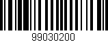 Código de barras (EAN, GTIN, SKU, ISBN): '99030200'