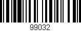 Código de barras (EAN, GTIN, SKU, ISBN): '99032'