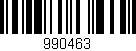 Código de barras (EAN, GTIN, SKU, ISBN): '990463'