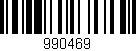 Código de barras (EAN, GTIN, SKU, ISBN): '990469'