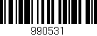 Código de barras (EAN, GTIN, SKU, ISBN): '990531'