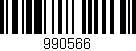 Código de barras (EAN, GTIN, SKU, ISBN): '990566'