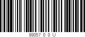 Código de barras (EAN, GTIN, SKU, ISBN): '99057_0_0_U'