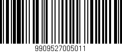Código de barras (EAN, GTIN, SKU, ISBN): '9909527005011'