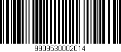 Código de barras (EAN, GTIN, SKU, ISBN): '9909530002014'