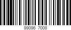 Código de barras (EAN, GTIN, SKU, ISBN): '99096/7008'
