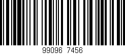 Código de barras (EAN, GTIN, SKU, ISBN): '99096/7456'