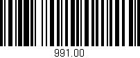 Código de barras (EAN, GTIN, SKU, ISBN): '991.00'