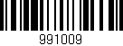Código de barras (EAN, GTIN, SKU, ISBN): '991009'