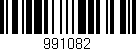 Código de barras (EAN, GTIN, SKU, ISBN): '991082'