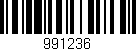 Código de barras (EAN, GTIN, SKU, ISBN): '991236'