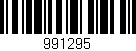 Código de barras (EAN, GTIN, SKU, ISBN): '991295'