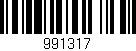 Código de barras (EAN, GTIN, SKU, ISBN): '991317'