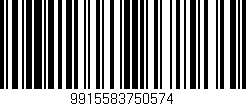 Código de barras (EAN, GTIN, SKU, ISBN): '9915583750574'