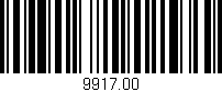 Código de barras (EAN, GTIN, SKU, ISBN): '9917.00'