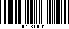 Código de barras (EAN, GTIN, SKU, ISBN): '99176480310'