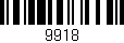 Código de barras (EAN, GTIN, SKU, ISBN): '9918'