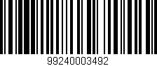 Código de barras (EAN, GTIN, SKU, ISBN): '99240003492'