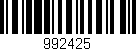 Código de barras (EAN, GTIN, SKU, ISBN): '992425'