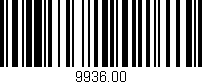 Código de barras (EAN, GTIN, SKU, ISBN): '9936.00'