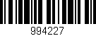 Código de barras (EAN, GTIN, SKU, ISBN): '994227'