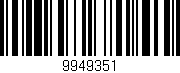Código de barras (EAN, GTIN, SKU, ISBN): '9949351'