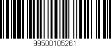 Código de barras (EAN, GTIN, SKU, ISBN): '99500105261'