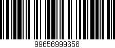 Código de barras (EAN, GTIN, SKU, ISBN): '99656999656'