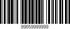 Código de barras (EAN, GTIN, SKU, ISBN): '99659999999'