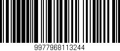 Código de barras (EAN, GTIN, SKU, ISBN): '9977968113244'