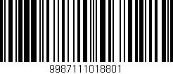 Código de barras (EAN, GTIN, SKU, ISBN): '9987111018801'
