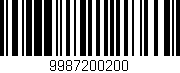 Código de barras (EAN, GTIN, SKU, ISBN): '9987200200'