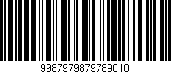 Código de barras (EAN, GTIN, SKU, ISBN): '9987979879789010'