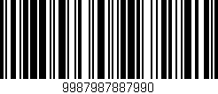 Código de barras (EAN, GTIN, SKU, ISBN): '9987987887990'