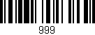 Código de barras (EAN, GTIN, SKU, ISBN): '999'