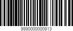 Código de barras (EAN, GTIN, SKU, ISBN): '9990000000913'